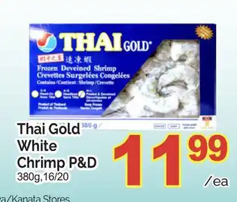 T&T Supermarket THAI GOLD WHITE CHRIMP P & D, 380g, 16/20 offer