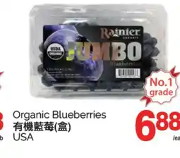 T&T Supermarket ORGANIC BLUEBERRIES offer