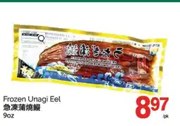 T&T Supermarket FROZEN UNAGI EEL, 9OZ offer