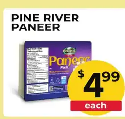 Food World Supermarket PINE RIVER PANEER offer