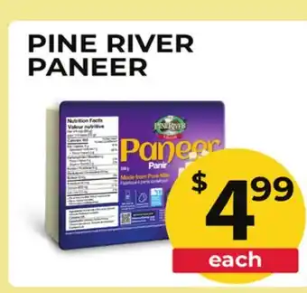 Food World Supermarket PINE RIVER PANEER offer