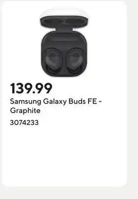 Staples Samsung Galaxy Buds FE - Graphite offer