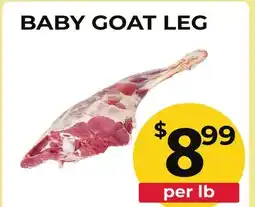 Food World Supermarket BABY GOAT LEG offer