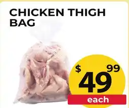 Food World Supermarket CHICKEN THIGH BAG offer