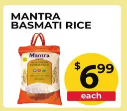 Food World Supermarket MANTRA BASMATI RICE offer