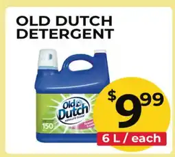 Food World Supermarket OLD DUTCH DETERGENT offer