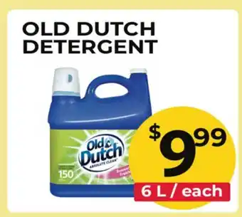 Food World Supermarket OLD DUTCH DETERGENT offer