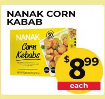 Food World Supermarket NANAK CORN KABAB offer