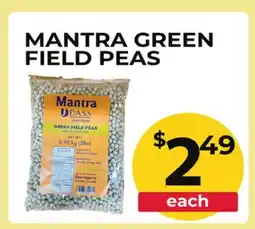 Food World Supermarket MANTRA GREEN FIELD PEAS offer