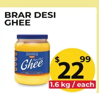 Food World Supermarket BRAR DESI GHEE offer