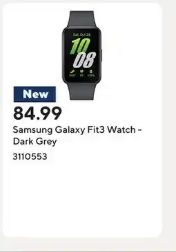Staples Samsung Galaxy Fit3 Watch - Dark Grey offer