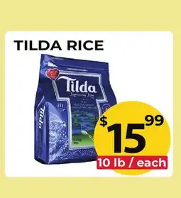 Food World Supermarket TILDA RICE offer