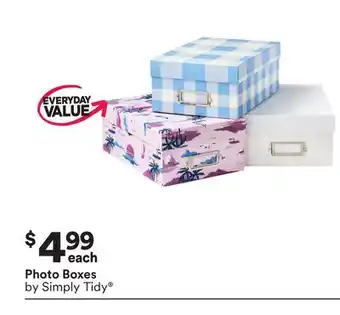 Michaels Photo Boxes by Simply Tidy offer