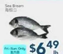 Oceans Fresh Food Market Sea Bream offer