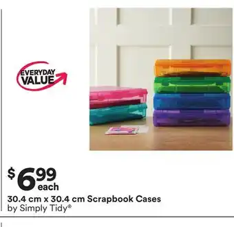 Michaels 30.4 cm x 30.4 cm Scrapbook Cases by Simply Tidy offer