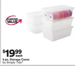 Michaels 5 pc. Storage Cases by Simply Tidy offer