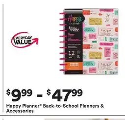 Michaels Happy Planner Back-to-School Planners & Accessories offer