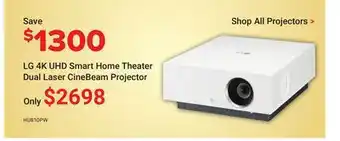 Visions Electronics 4K UHD Smart Home Theater Dual Laser CineBeam offer