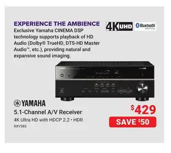 Visions Electronics 5.1-Channel A/V Receiver offer