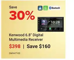 Visions Electronics Kenwood 6.8 Digital Multimedia Receiver offer
