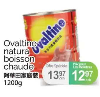 T&T Supermarket OVALTINE NATURA BOISSON CHAUDE, 1200G offer