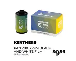 Gosselin Photo Kentmere Pan 200 35mm Black and White Film (36 Exposures) offer