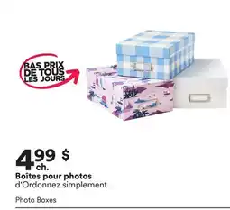 Michaels Boîtes pour photos d'Ordonnez simplement offer