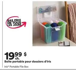 Michaels Boîte portable pour dossiers d'Iris offer
