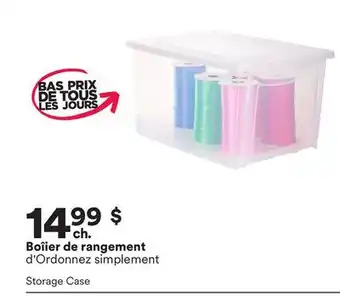 Michaels Boîier de rangement d'Ordonnez simplement offer