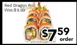 Ample Food Market Red Dragon Roll offer