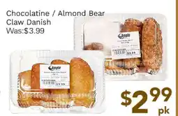 Ample Food Market Chocolatine / Almond Bear Claw Danish offer