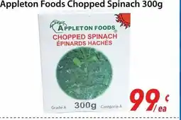 Bestco Food Mart Appleton Foods chopped Spinach offer