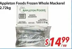 Bestco Food Mart Appleton Foods Frozen whole Mackerel offer