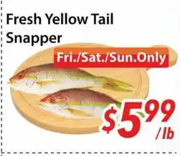 Bestco Food Mart Fresh Yellow Tail Snapper offer
