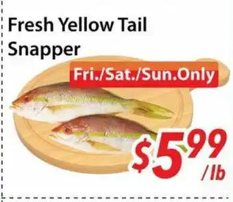 Bestco Food Mart Fresh Yellow Tail Snapper offer