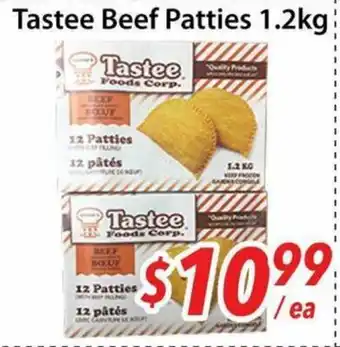 Bestco Food Mart Tastee Beef Patties offer