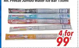 Bestco Food Mart Mr. Freeze Jumbo Water Ice Bar offer