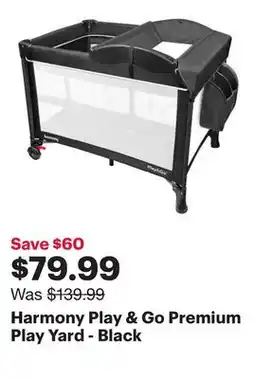 Best Buy Harmony Play & Go Premium Play Yard - Black offer