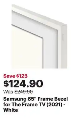 Best Buy Samsung 65 Frame Bezel for The Frame TV (2021) - White offer