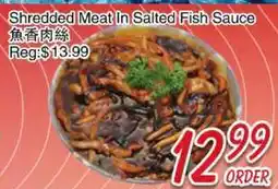 Foody Mart Shredded Meat In Salted Fish Sauce offer