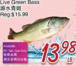 Foody Mart Live Green Bass offer