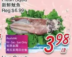 Foody Mart Fresh Squid offer