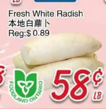 Foody Mart Fresh White Radish offer