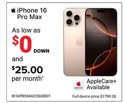 Visions Electronics iPhone 16 Pro Max offer