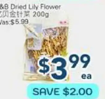 Oceans Fresh Food Market Y&B Dried Lily Flower offer