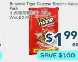 Oceans Fresh Food Market Britannia Tiger Glucose Biscuits Value Pack offer
