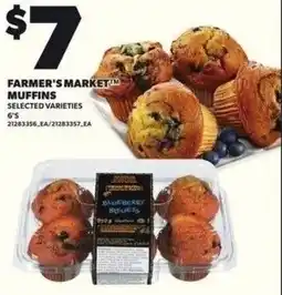 Independent Grocer Farmer's marketim muffins offer