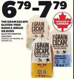 Independent Grocer The grain escape gluten-free bagels, bread or buns offer