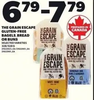 Independent Grocer The grain escape gluten-free bagels, bread or buns offer