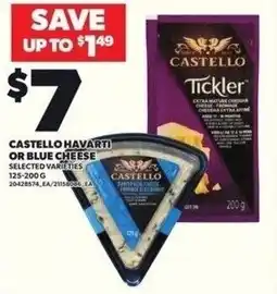 Independent Grocer Castello havarti or blue cheese offer